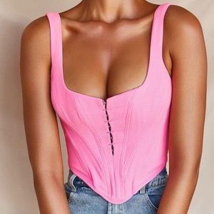 House of CB Pink Corset Top